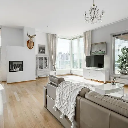 Spacious With Four Terrace, Sauna, Sea View Apartment *